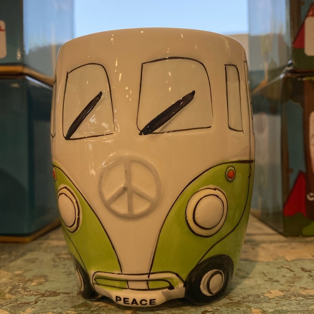 Vintage bus mug